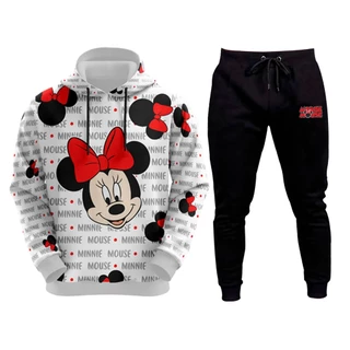Conjunto De Moletom Adulto e Infantil Minnie Mouse Ratinha