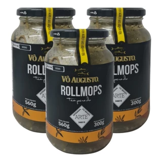 Kit 3 X Rollmops Conserva Temperado Ao Vinagrete Vô Augusto