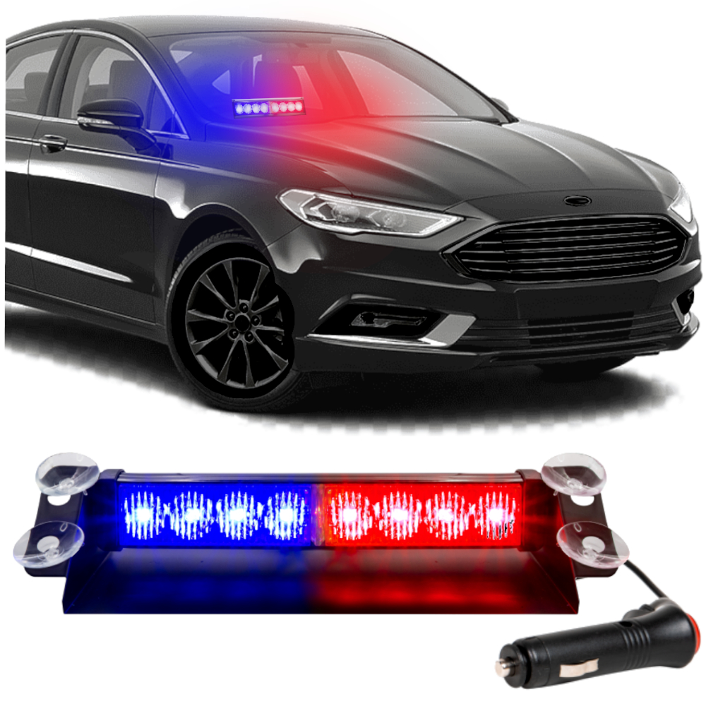 Giroflex Led Enfeite Parabrisa Carro Rotolight Viatura Policial 12v ...