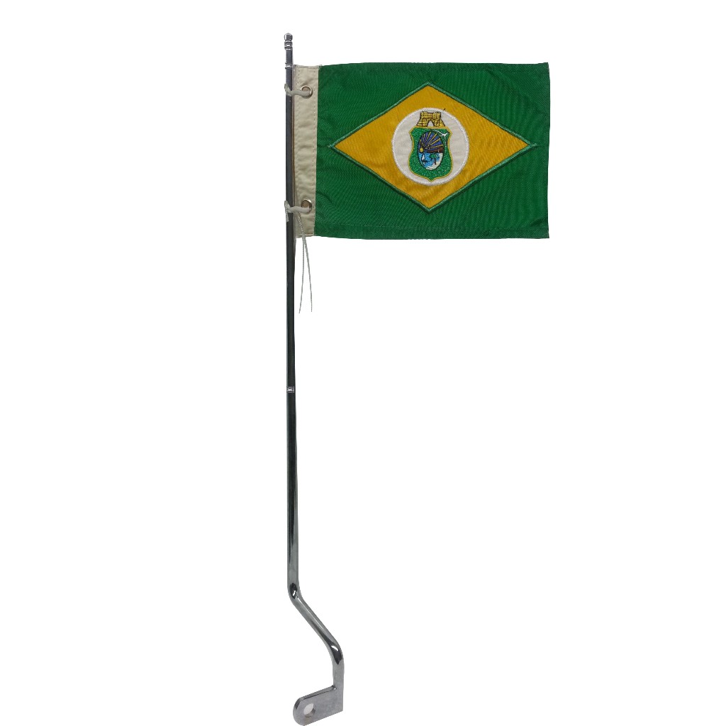 Patch bordado bandeira do Ceará 7cmx5cm P/ Costurar - Moto Airsoft