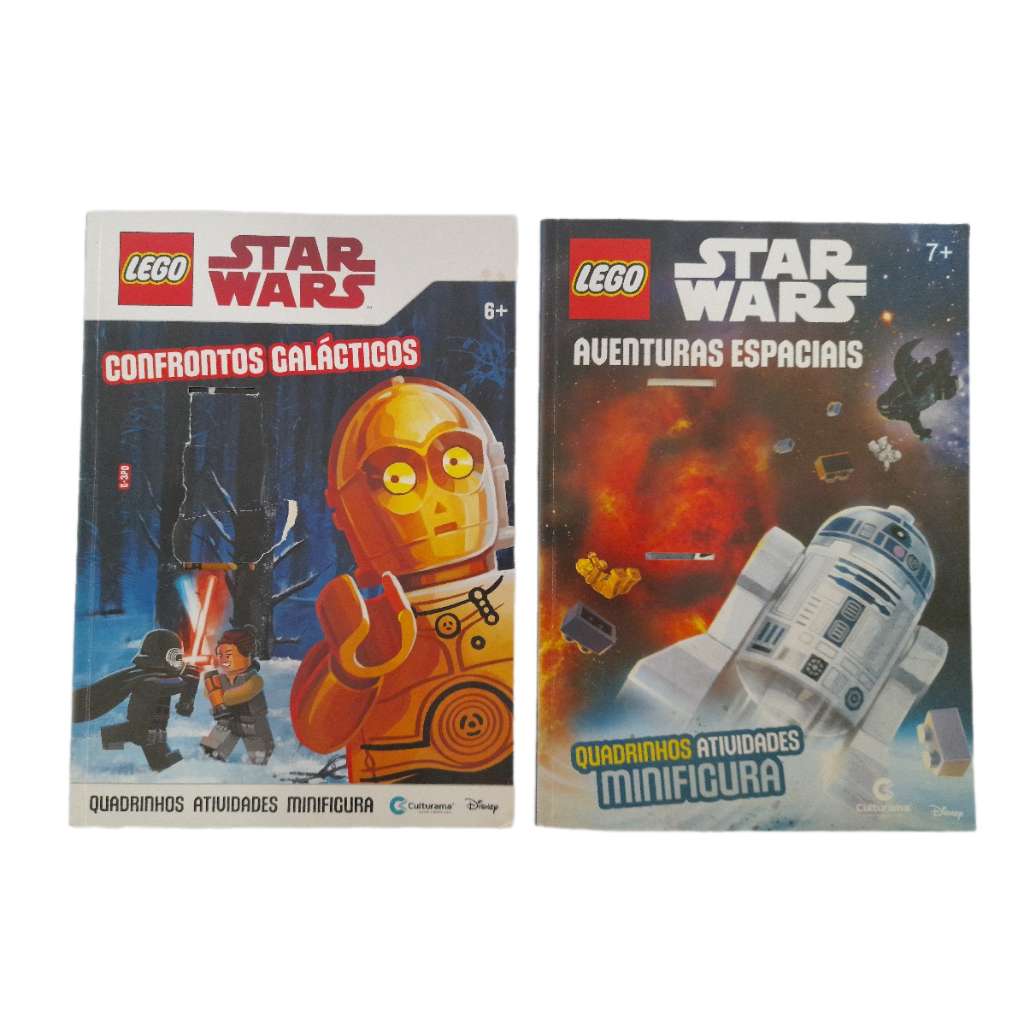 2 Livros de Atividades Star Wars Lego