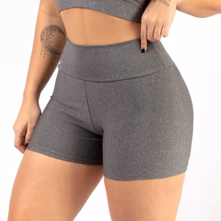 Kit 2 Short Curto Suplex Academia Feminino Fitness Liso Estampado