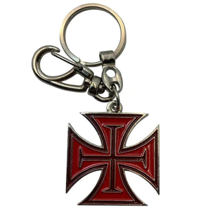 Chaveiro do Vasco da Gama Cruz de Malta em Metal - Oficial