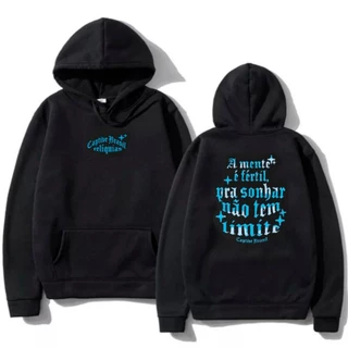Blusa de Frio Moletom A mente é fértil, pra sonhar não tem limite MC Kevin