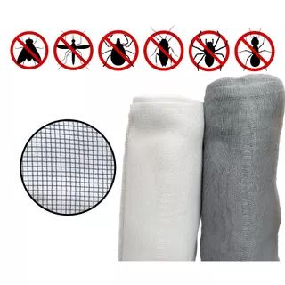 Tela Mosquiteiro 2 Metros Altura Super Resistente Proteção UV - (só tela) Ideal para Janelas, Portas, Caixas D'água - Polietileno