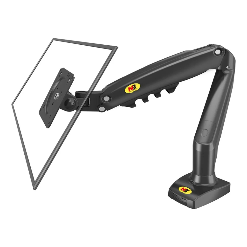 Suporte North Bayou NB F80 Mesa P/ TV/Monitor 17 a 30" Preto