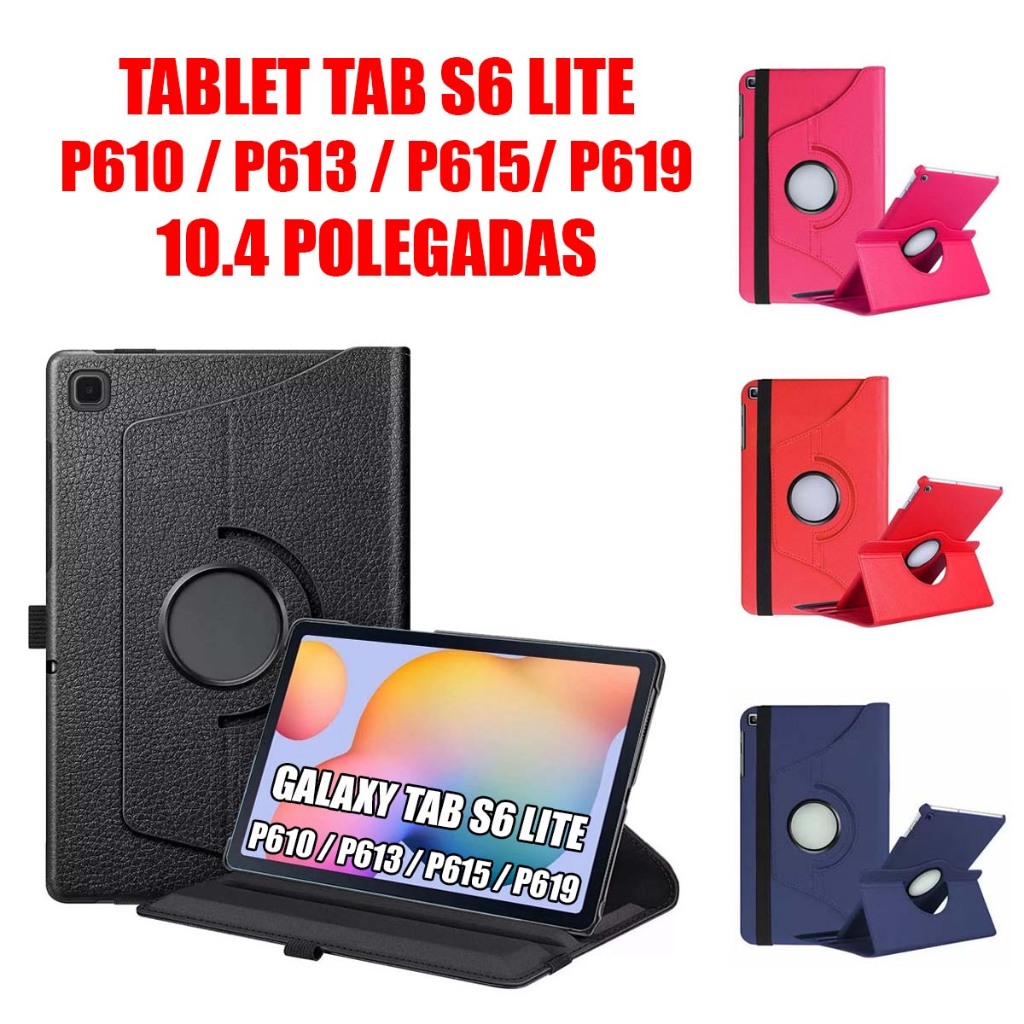 Capa Giratória Tablet Samsung Galaxy Tab S6 Lite - P610 | P613 | P615 | P619 | P620 | P625 - 10.4 Polegadas