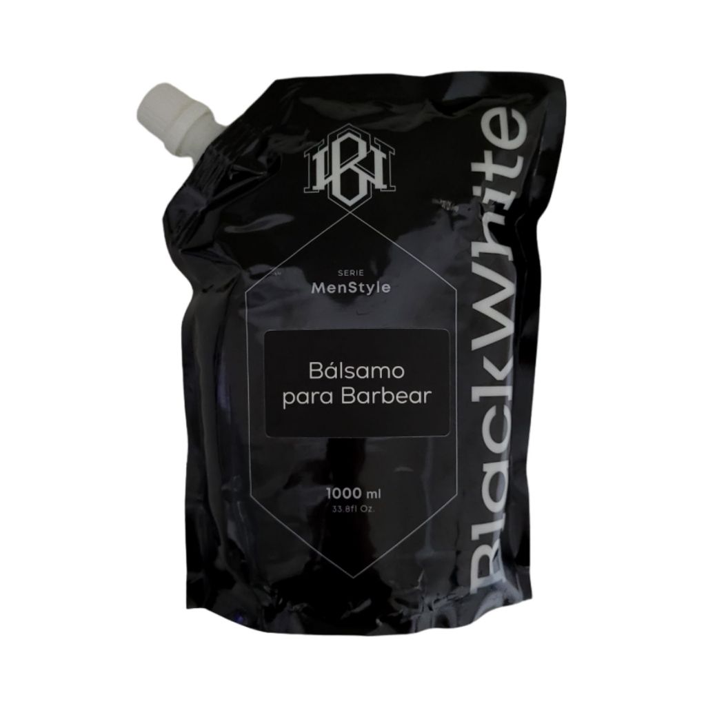 Bálsamo para Barbear 1L Refil - Black White