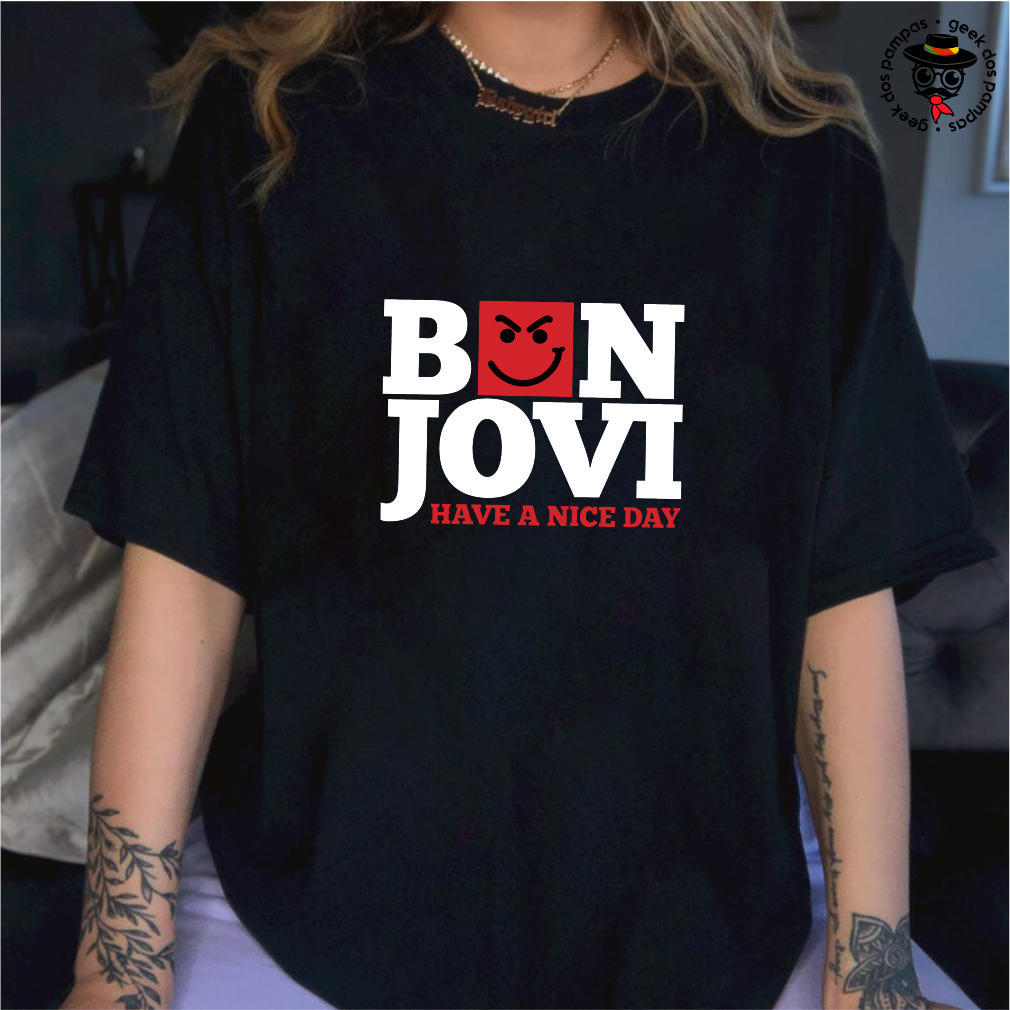 Camiseta Have a Nice Day Bon Jovi Banda de Rock | Shopee Brasil