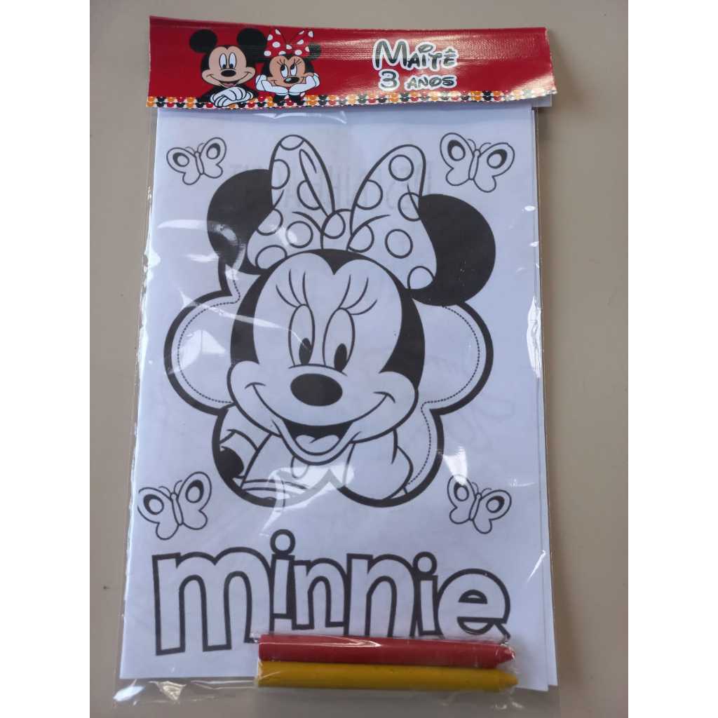 10 kit colorir+ giz de cera personalizado ( FAZEMOS TODOS OS TEMAS)