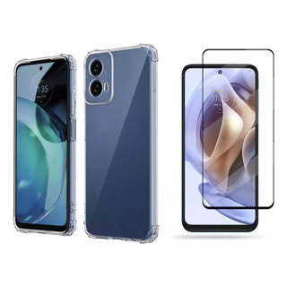 Capa Capinha Anti Impacto + Película 3d Vidro Para Moto G34