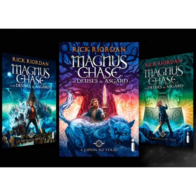 coleção completa MAGNUS CHASE Rick riordan (NOVOS) | Shopee Brasil