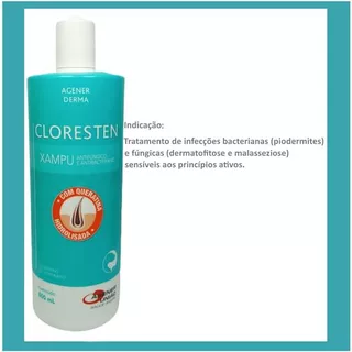 Shampoo Antibacteriano Agener União Dr.Clean Cloresten 500 ML