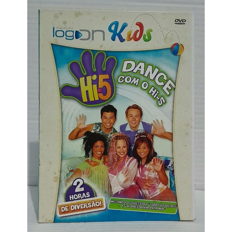 Dvd Hi-5 - Dance Com o Hi-5 - Embalagem Cartão - Original Usado ...