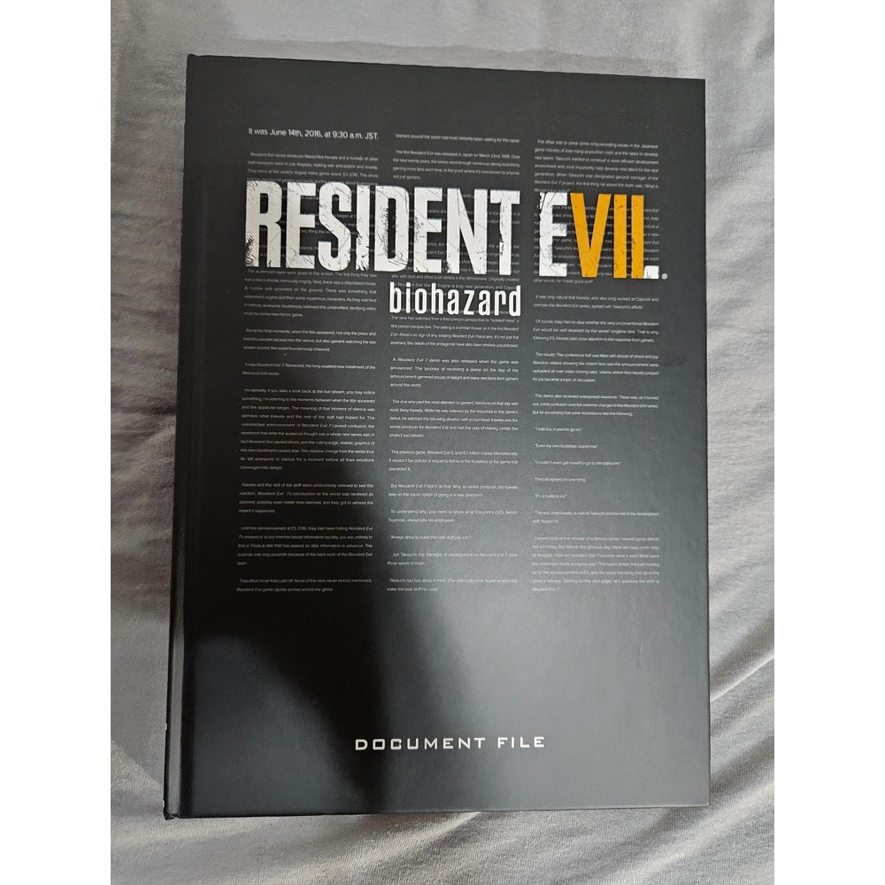 Resident Evil 7: Biohazard Document File | Shopee Brasil