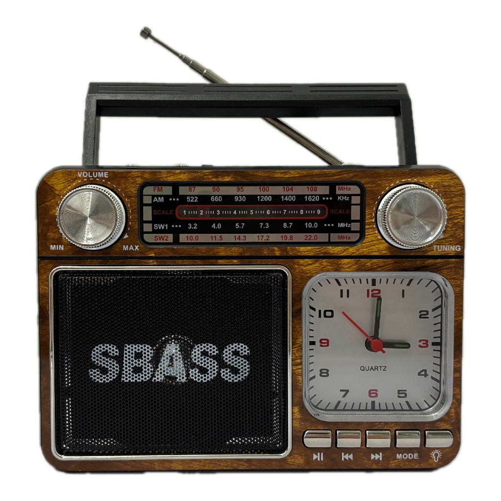 【earBOOKS】MESSAGE IN A BOX caixinha de som rádio relógio retro bluetooth vintage fm am sw usb