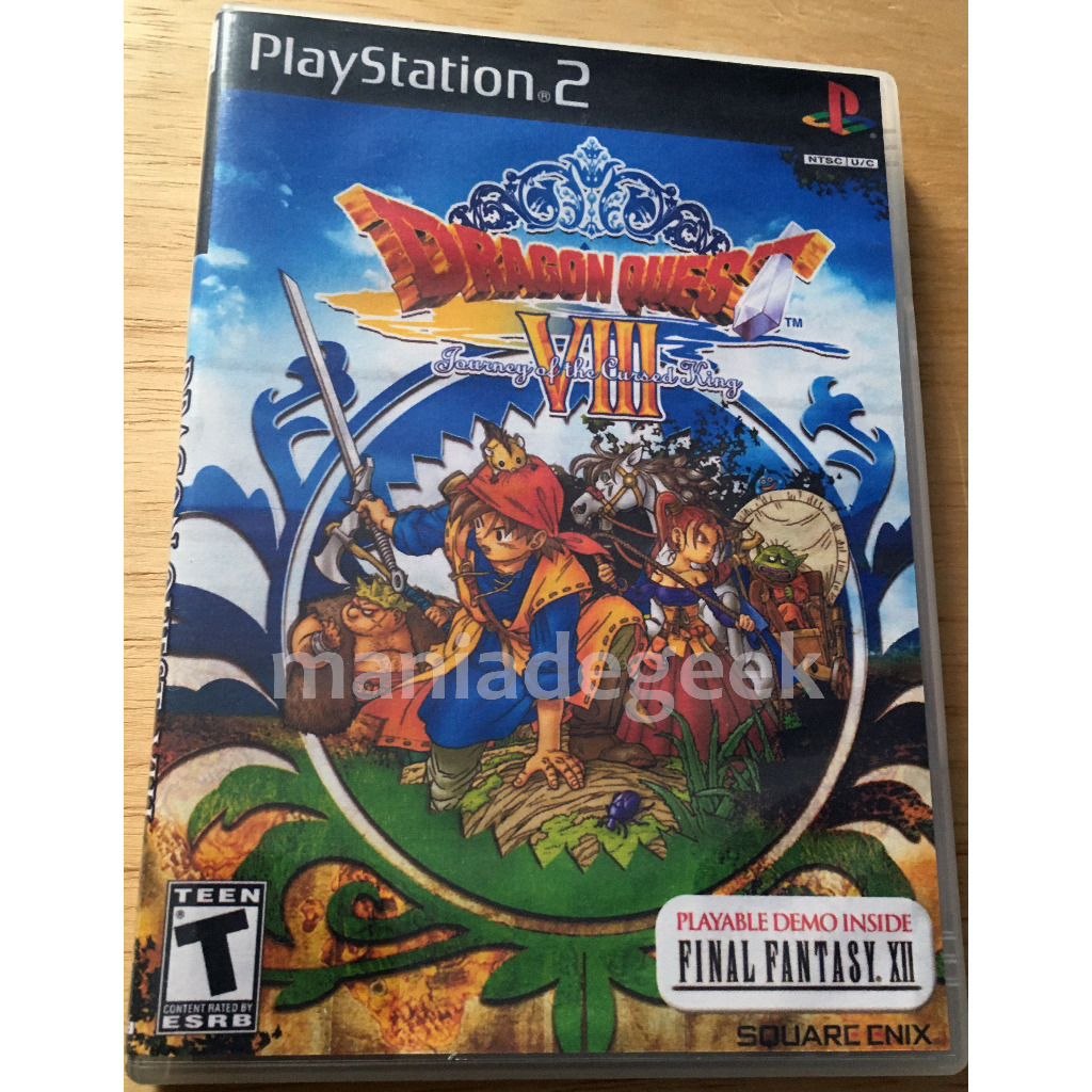Jogo Dragon Quest VIII para play 2 ps2 Shopee Brasil