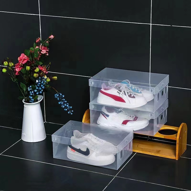 Caixa De Sapatos Transparente De Plástico ParaCasa Caixas Espessadas