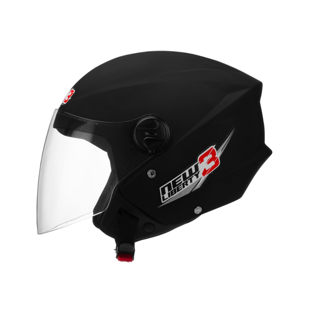 Capacete Aberto Preto Vermelho Branco Azul Rosa Pro Tork New Liberty 3
