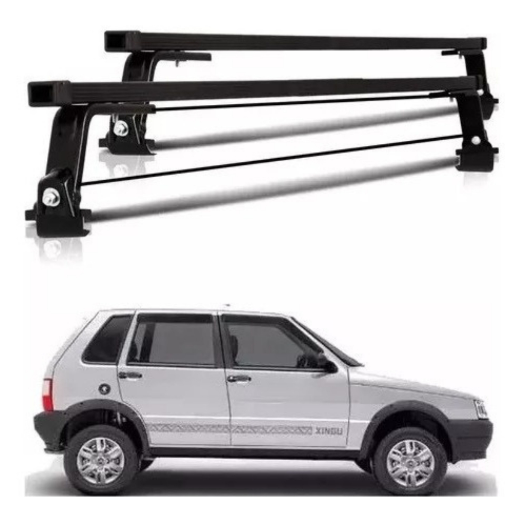 Rack De Teto Uno Mille ... 2013 4 Portas - Fixação Porta