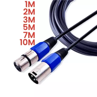 Cabo Microfone Xlr Canon Macho X Femea Balanceado Dmx Bm800
