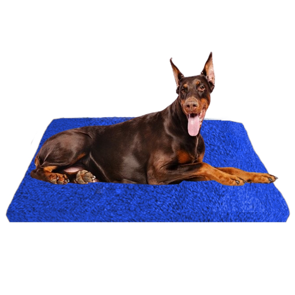 Colchonete Pet Tamanho Grande 75 cm x 70cm para cachorros cães gatos feito de manta camada dupla