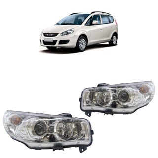 Farol Dianteiro J6 2011 2012 2013 2014 2015 Máscara Cromada Lente Lisa Acrilico