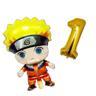 Kit Balão Naruto 70Cm+Numero 40Cm