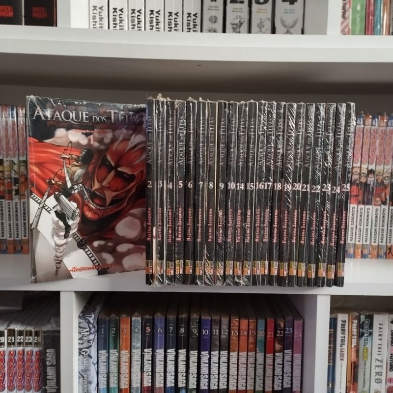 Ataque dos Titãs LACRADO NOVO Primeira Edição Volumes Diversos Complete sua Coleção Manga Panini Shingeki no Kyojin Attack On Titan