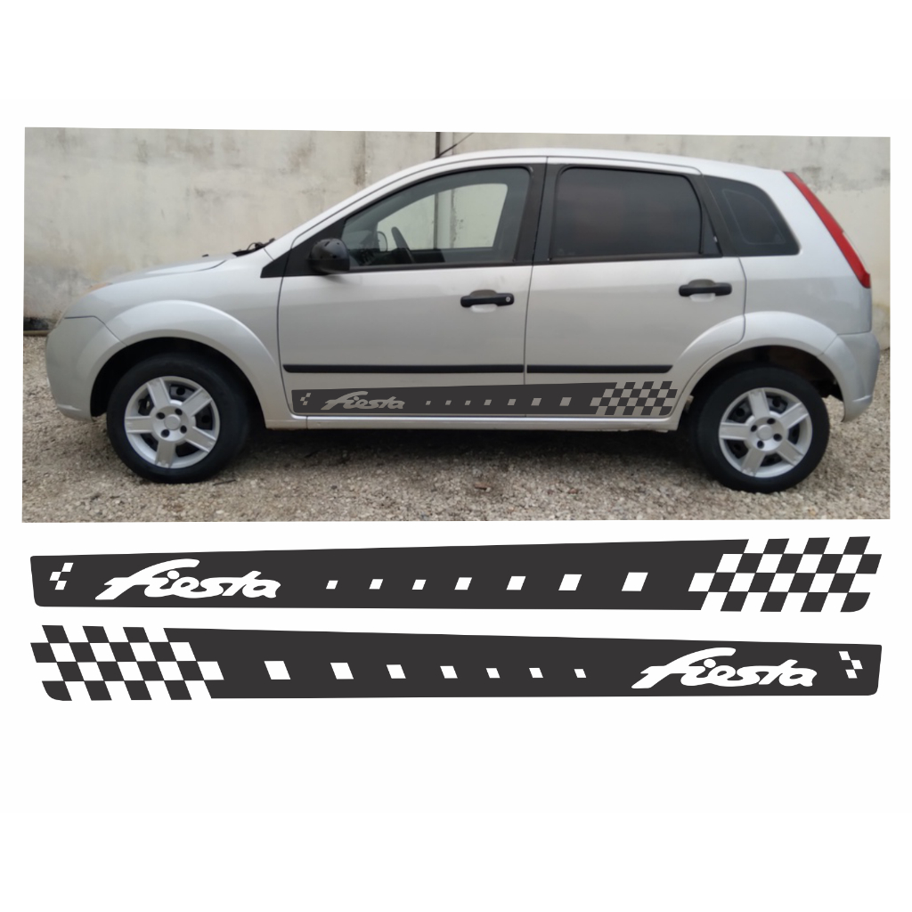 Adesivo Faixa Lateral Fiesta Serve P Fiesta Ford Hatch Sedan Shopee