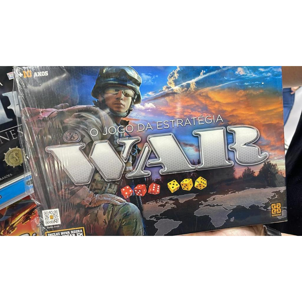 Jogo Interativo de tabuleiro de estratégia WAR - Grow