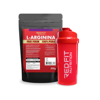 L-Arginina 500g - 100% Pura Importada C/ Laudo Técnico - Red Fit Nutrition