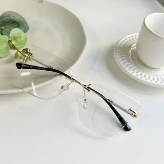 Armação de óculos Para Garu / descanso Feminino com palafuso balgriff pernas Brilho 2035