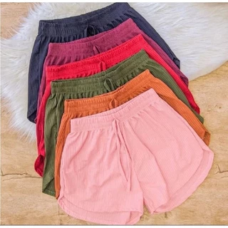kit 2 short pluz sizer G1 g2 g3 feminina malha canelado