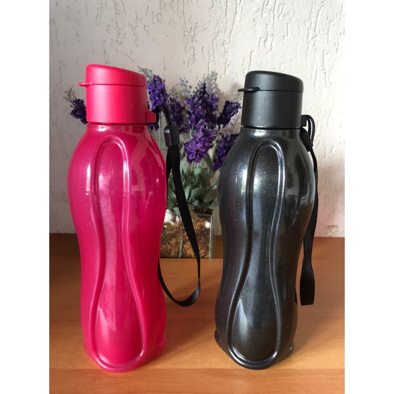 Eco Tupper Garrafa Tupperware Cosmos Preta 500ml Flip Top Original ...