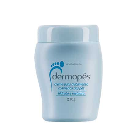 Creme Para Rachaduras e Ressecamento nos pés e calcanhar Dermopés 230g ...