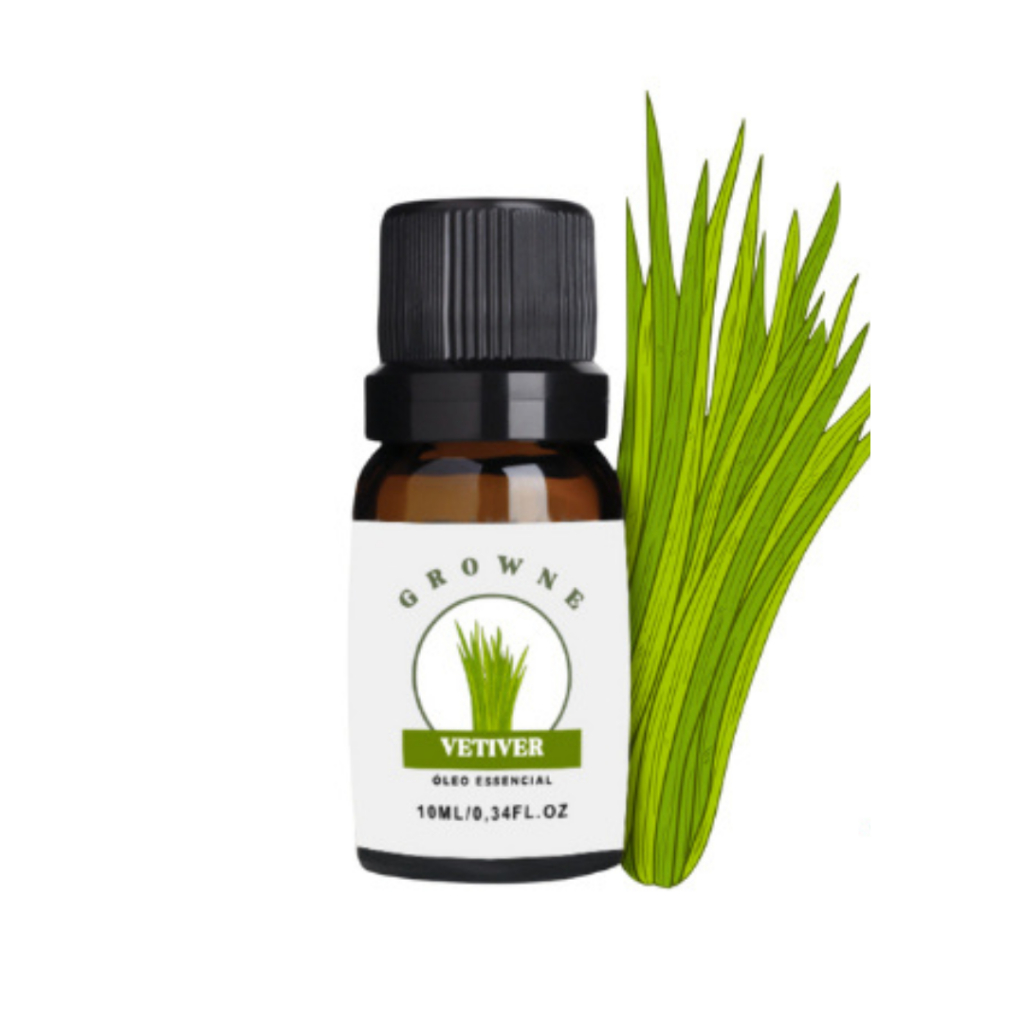 Óleo Essencial Vetiver 100% Natural - 10 ML - Growne