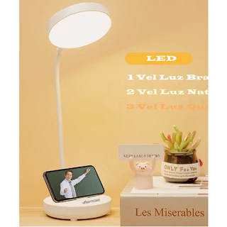 Lâmpada De Estudo/Luminária De Mesa LED Com Proteção Para Os Olhos/Dormitório Recarregável Manicure Sem Fio Usb Infantil GA-169 PRONTO ENTREGA