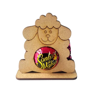 kit 20 Lembrancinha Porta Bombom Ovelha da Páscoa Mdf Cru em Oferta na Shopee