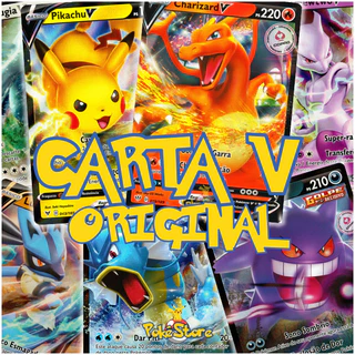 Carta Pokémon V Original Diversos Modelos Escolha