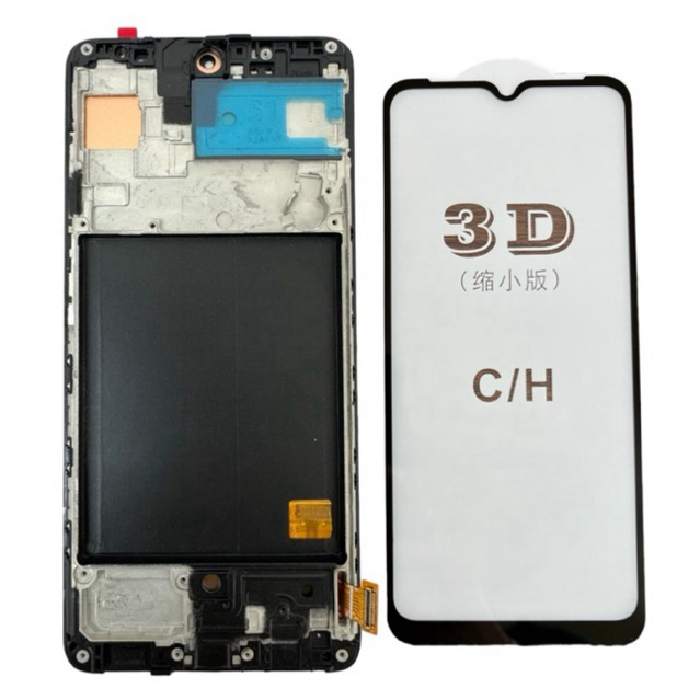 Frontal Tela Display C/aro A51 A515 Original Oled Biometria