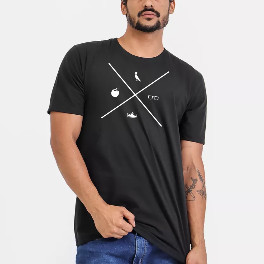 Camiseta Unissex Reserva Tardezinha Malha 100% Algodão Pronta Entrega