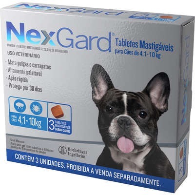 Antipulgas e Carrapatos Bravecto MSD para Cães de 2 a 4,5 kg - ABC