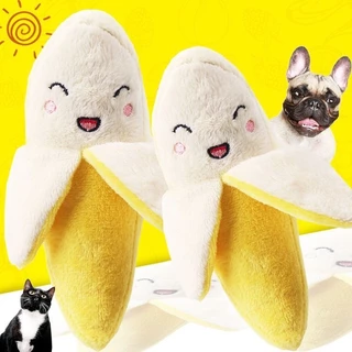 Brinquedo Pelúcia Para Pets Cachorros e gato Dog Pelucia Apito banana bananinha