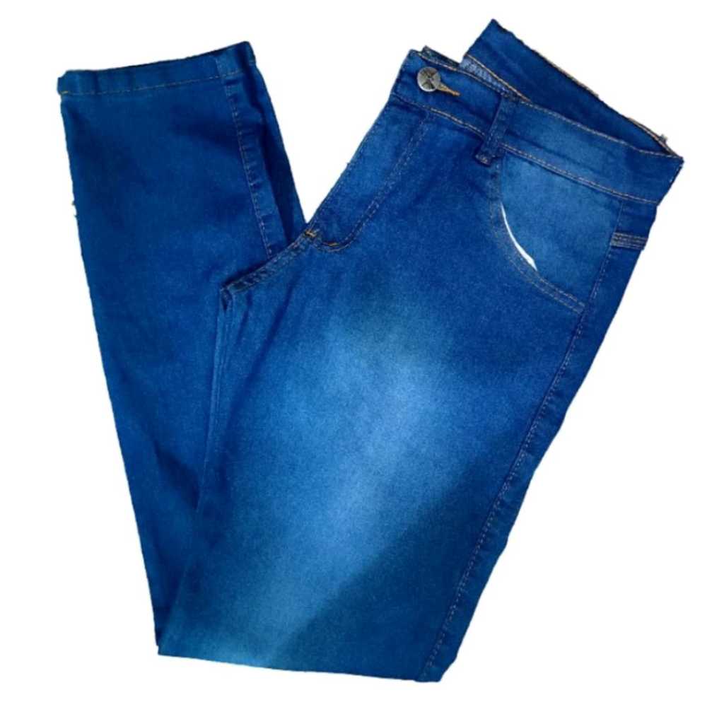 Calça Jeans Masculina Slim Elastano Lycra