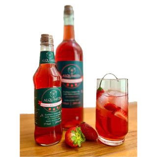 Cachaça Artesanal de Morango e Pimenta Alquimista - 750ml/275ml