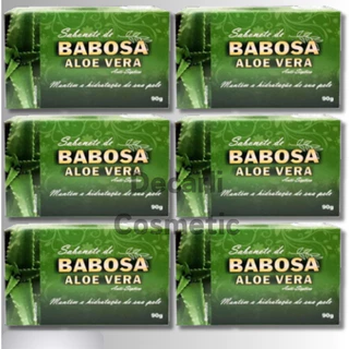 6 UN Sabonete Barra de Babosa 90g - Bionature