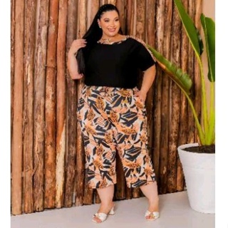 Conjunto Feminino Roupas Femininas Conjuntos Short e Blusa G e GG Grande  Conjuntinhos Roupa Femininas Plus Size Moda