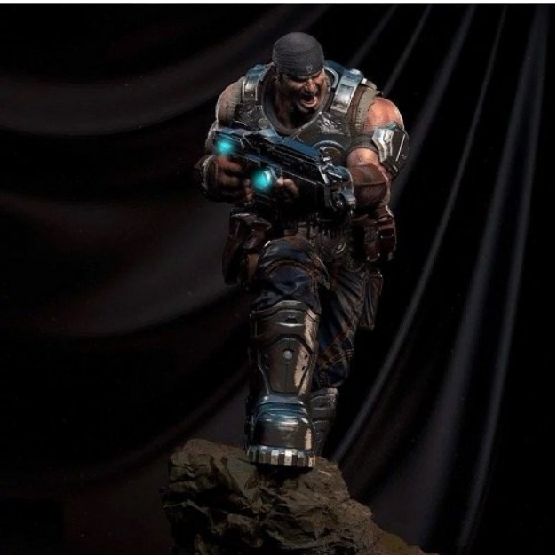 Marcus Fenix Action Figure Impressora 3d