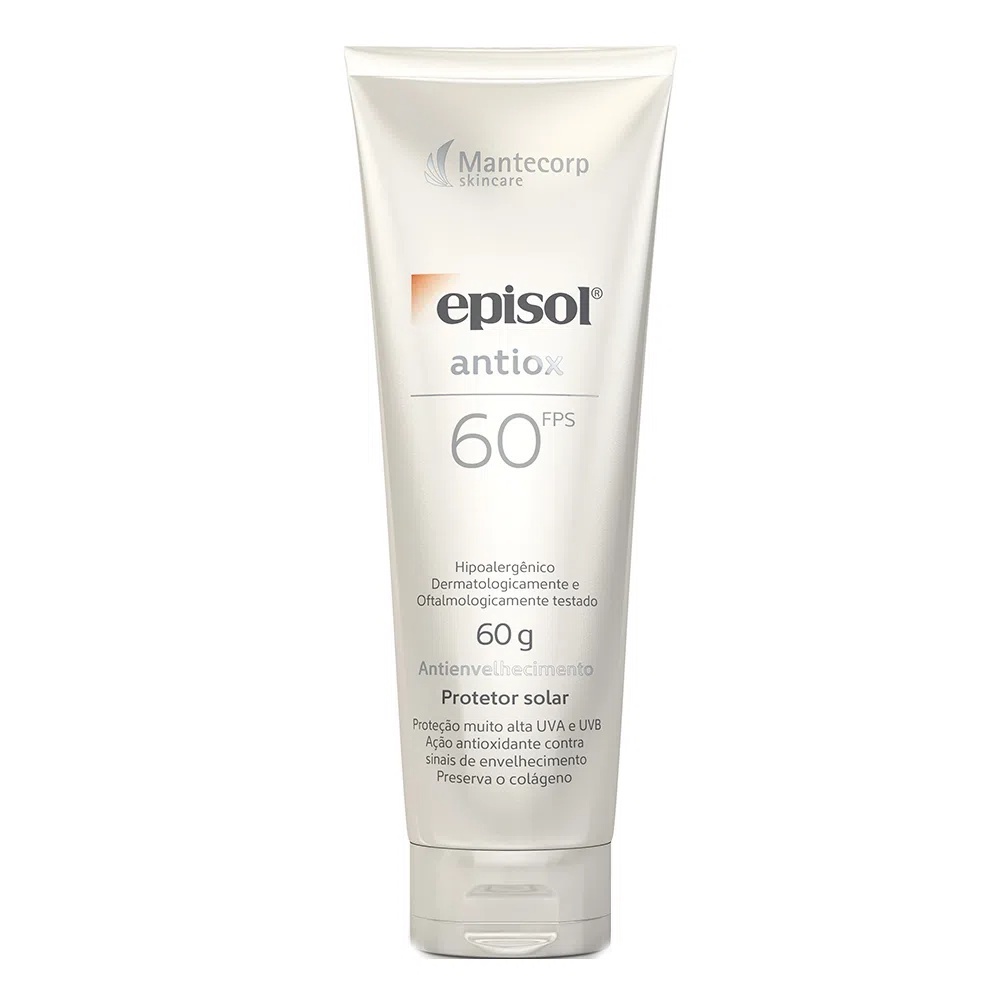 Protetor Solar Facial Episol Antiox Fps 60 Antienvelhecimento (60G ...